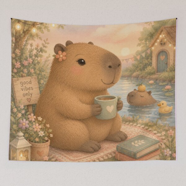 Item preview, Cozy capibara designed and sold by Wolf-Essentials.