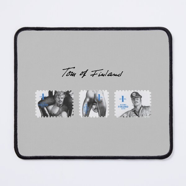 Item preview, Tom of Finland 2014 Finland Stamp Trio Vintage Finnish Postage Design designed and sold by Schulz Lightprint Studio.