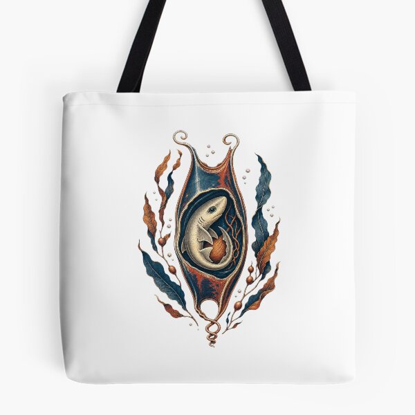 Item preview, Shark Egg – Mermaid’s Purse Marine Biology Art designed and sold by AMICO77.