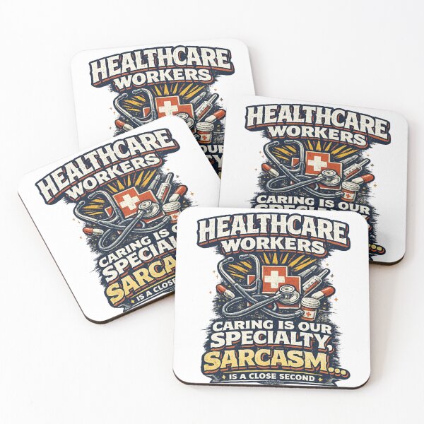 Item preview, Healthcare Workers – Caring Is Our Specialty Vintage Medical Humor T-Shirt designed and sold by D.Shop.