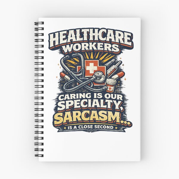Item preview, Healthcare Workers – Caring Is Our Specialty Vintage Medical Humor T-Shirt designed and sold by D.Shop.