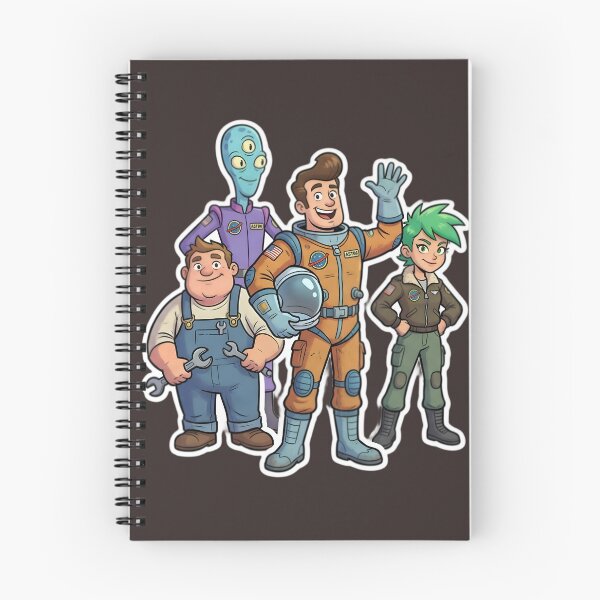 Item preview, Space Crew Adventure Sticker Pack | Astronaut, Alien, Engineer & Sci-Fi Team Cartoon Art designed and sold by Bhaskar Digital Art.