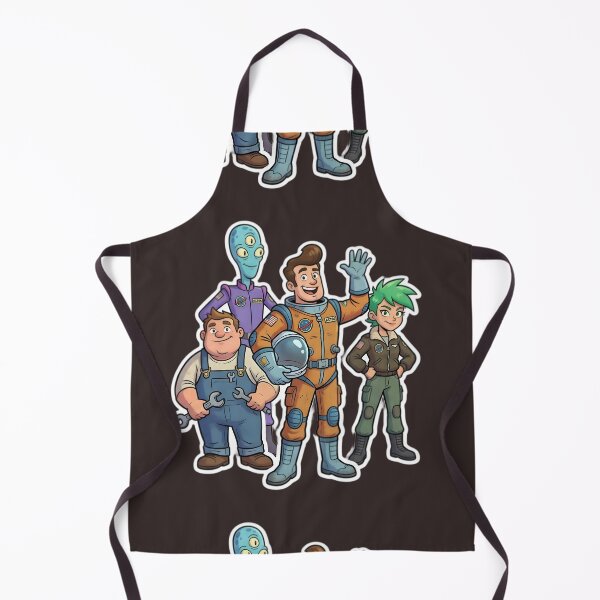 Item preview, Space Crew Adventure Sticker Pack | Astronaut, Alien, Engineer & Sci-Fi Team Cartoon Art designed and sold by Bhaskar Digital Art.