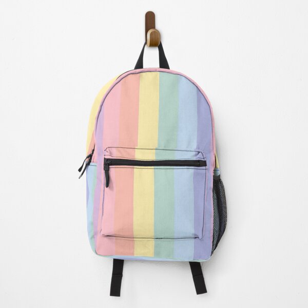 Item preview, Light summer colour palette stripe design designed and sold by KLflorals.