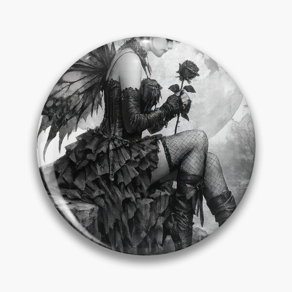 Item preview, Gothic fairy and moonlit reflection designed and sold by thewandswant.