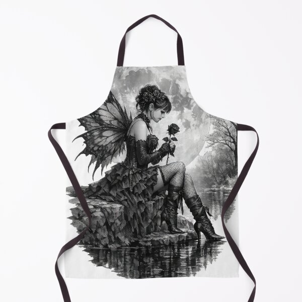 Item preview, Gothic fairy and moonlit reflection designed and sold by thewandswant.