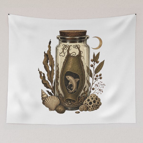 Item preview, Shark Egg – Mermaid’s Purse Marine Biology Art designed and sold by AMICO77.