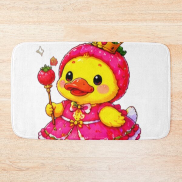 Artikelvorschau, Kawaii Princess Duck Cute Pink Sticker entworfen und verkauft von DailyDoodlesBySumbul.