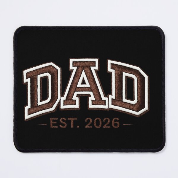 Item preview, Dad EST. 2026 Varsity Embroidery Style Typography | New Dad Gift | Father’s Day Design designed and sold by  Mirai_Art  ⭐⭐⭐⭐.