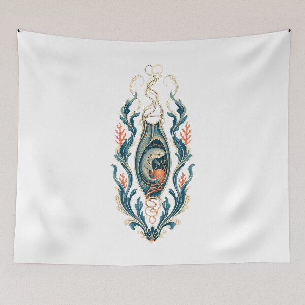 Item preview, Shark Egg – Mermaid’s Purse Marine Biology Art designed and sold by AMICO77.