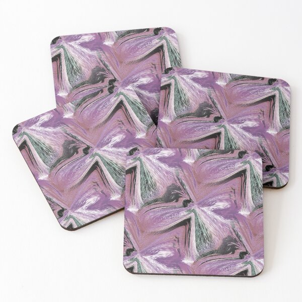 Item preview, Abstract Marble Butterflies in Pink designed and sold by Artistestella.