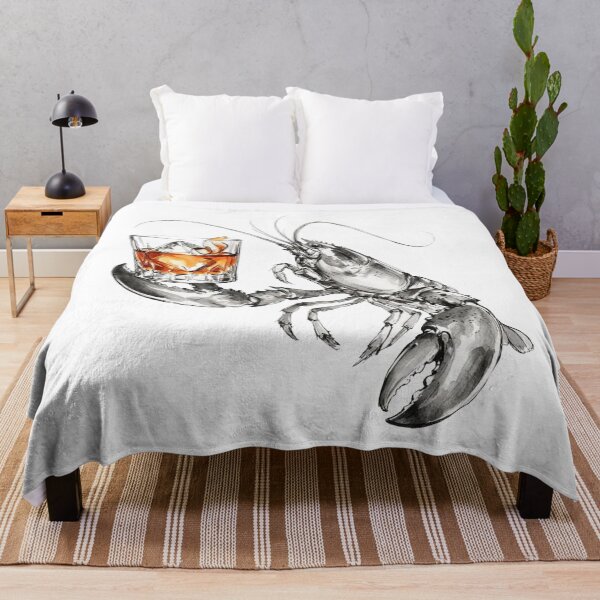 Item preview, Crab with Margarita – Funny Minimalist Cocktail Line Art designed and sold by Evv_u.
