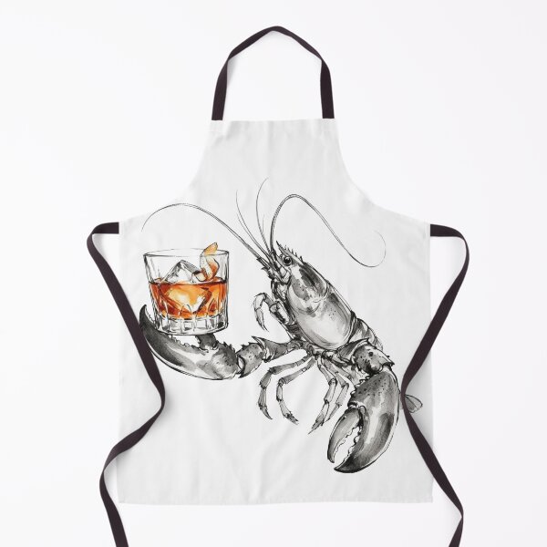 Item preview, Crab with Margarita – Funny Minimalist Cocktail Line Art designed and sold by Evv_u.
