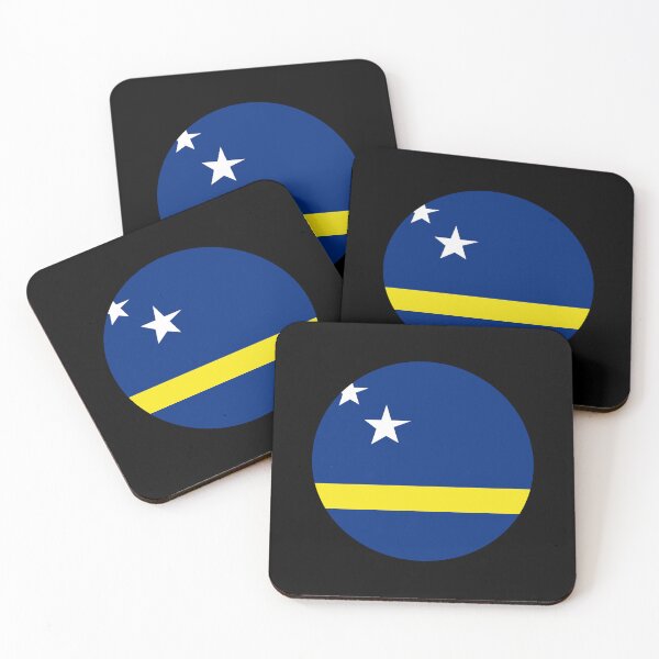 Item preview, Curaçao Circle Flag CW designed and sold by shitpostee.