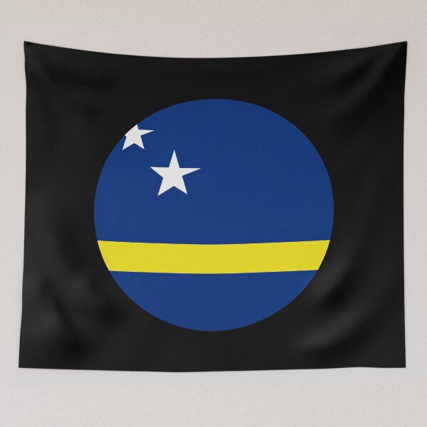 Item preview, Curaçao Circle Flag CW designed and sold by shitpostee.