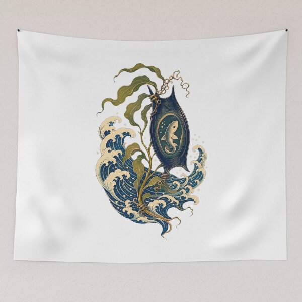 Item preview, Shark Egg – Mermaid’s Purse Marine Biology Art designed and sold by AMICO77.