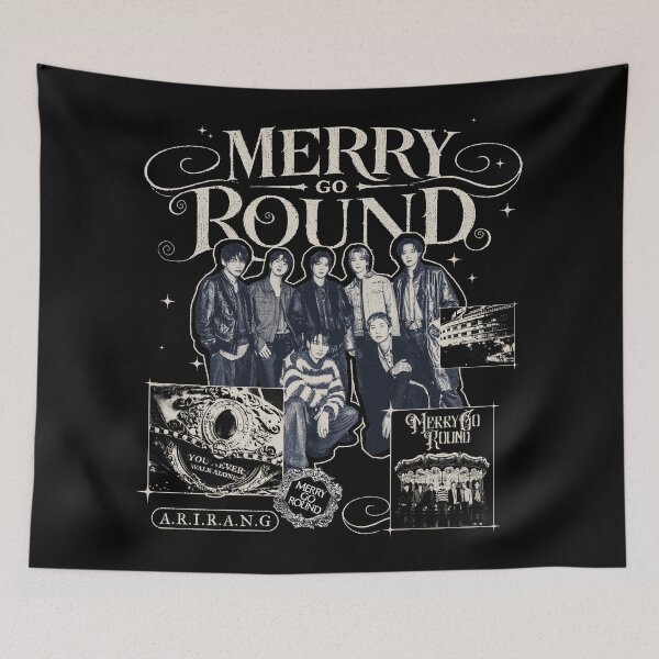 Item preview, BTS Merry go Round Arirang Vintage Design designed and sold by LiuTiuuu.