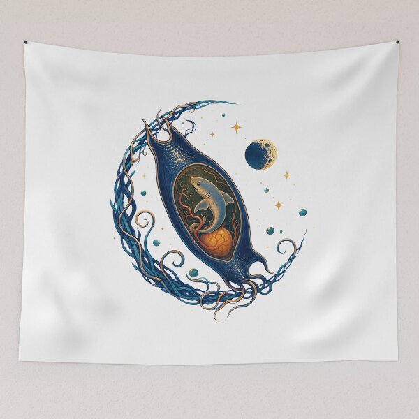 Item preview, Shark Egg – Mermaid’s Purse Marine Biology Art designed and sold by AMICO77.
