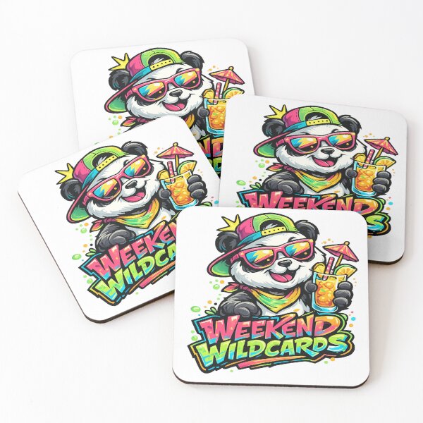 Item preview, Weekend Wildcards – Retro Summer Panda Party Graphic T-Shirt designed and sold by D.Shop.