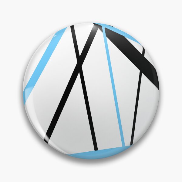 Item preview, Cool Pale-Blue Diagonal Lines Black Accents designed and sold by taiche.