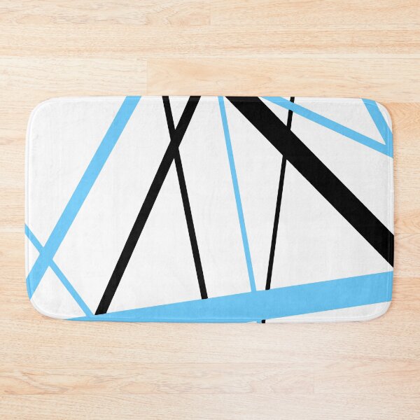 Item preview, Cool Pale-Blue Diagonal Lines Black Accents designed and sold by taiche.