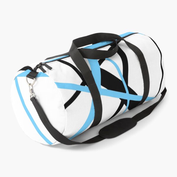 Item preview, Cool Pale-Blue Diagonal Lines Black Accents designed and sold by taiche.