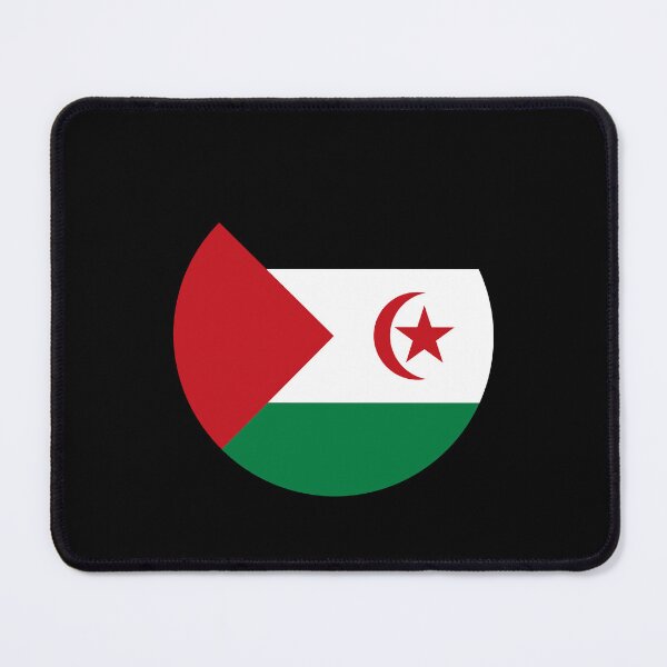 Aperçu de l'œuvre Drapeau du cercle du Sahara occidental EH créée et vendue par shitpostee.