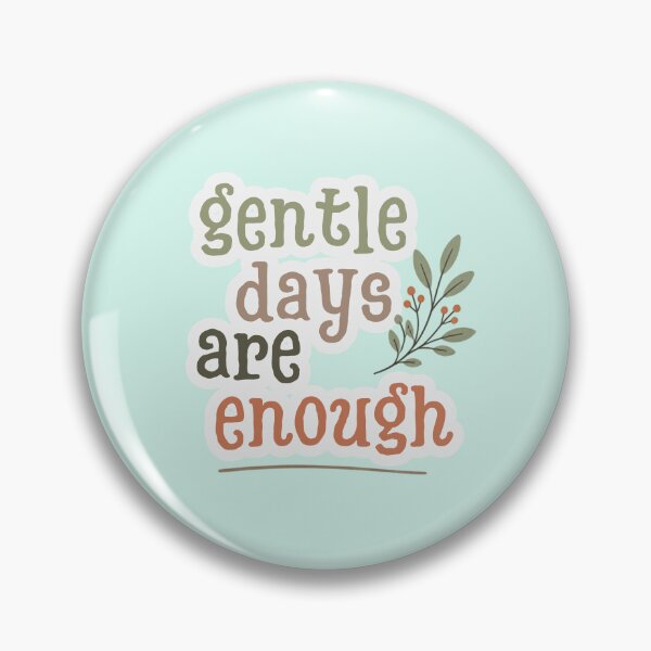 Item preview, Gentle Days Are Enough – Spiritual Self Care Quote Artwork designed and sold by CosmicQuietStudio.