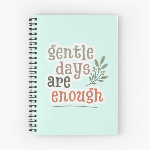 Item preview, Gentle Days Are Enough – Spiritual Self Care Quote Artwork designed and sold by CosmicQuietLab.