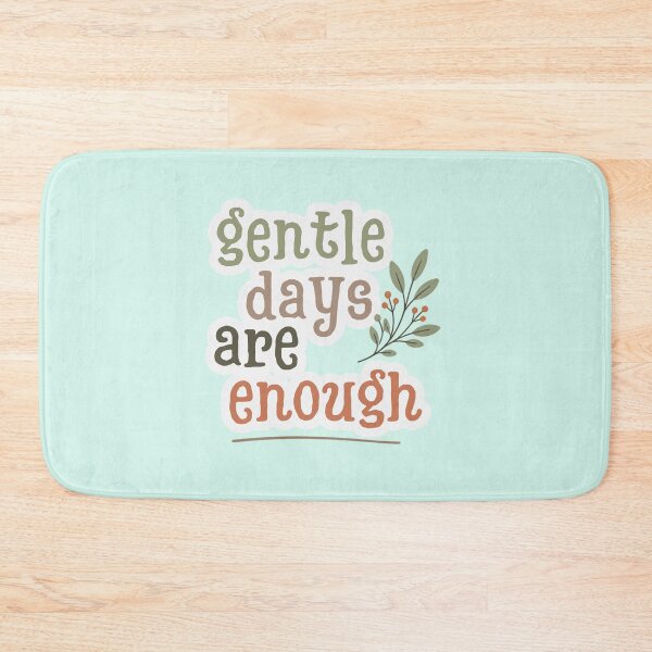 Item preview, Gentle Days Are Enough – Spiritual Self Care Quote Artwork designed and sold by CosmicQuietStudio.
