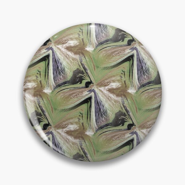 Item preview, Abstract Marble Butterflies in Green and Brown designed and sold by Artistestella.