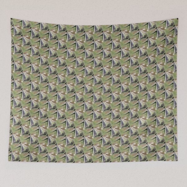 Item preview, Abstract Marble Butterflies in Green and Brown designed and sold by Artistestella.