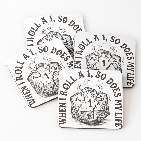 Item preview, Critical Fail TTRPG Polyhedral Dice Broken Life Funny Roleplay Gift designed and sold by WorldShop17.