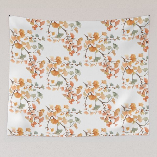 Item preview, Ginkgo branch yellow designed and sold by xiao xuans.