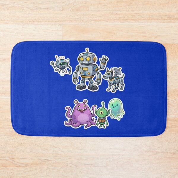 Item preview, Cute Alien & Robot Sticker Pack | Kawaii Space Creatures, Robot Dog & Sci-Fi Cartoon Characters designed and sold by Bhaskar Digital Art.