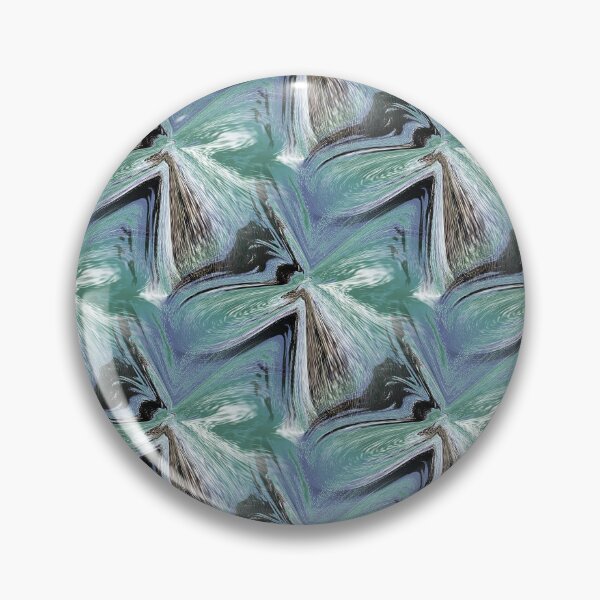 Item preview, Abstract Marble Butterflies in Teal designed and sold by Artistestella.