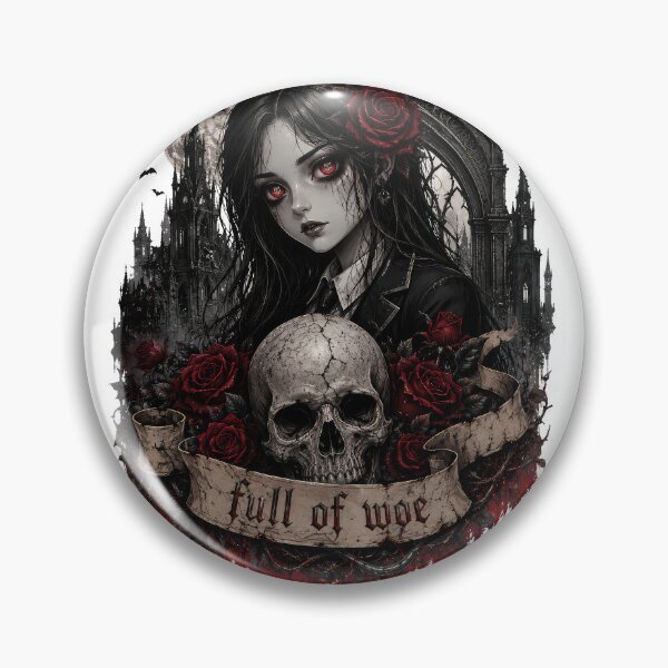 Item preview, Gothic beauty amidst moonlit ruins designed and sold by thewandswant.