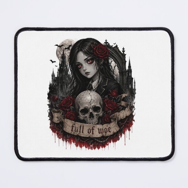 Item preview, Gothic beauty amidst moonlit ruins designed and sold by thewandswant.