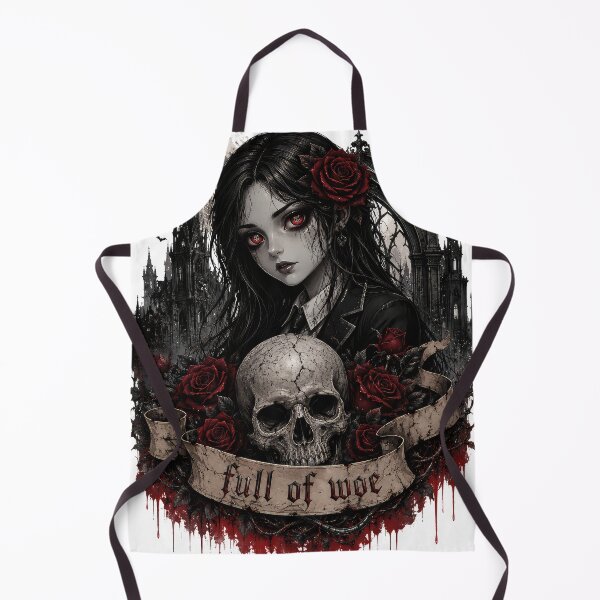 Item preview, Gothic beauty amidst moonlit ruins designed and sold by thewandswant.