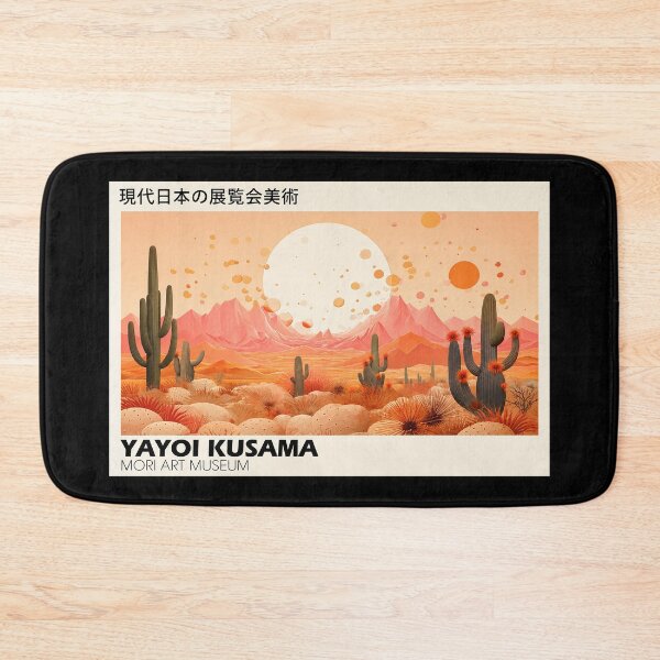 Item preview, Yayoi Kusama Desert Cactus Poster - Vibrant Southwest Landscape Wall Art Print, Mori Art Museum Decor designed and sold by HappyGrandmaUB.
