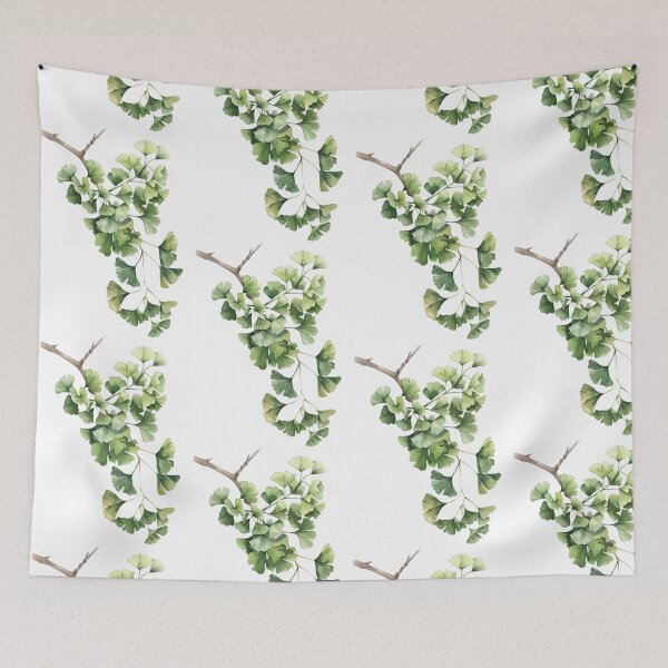 Item preview,  Ginkgo branch green designed and sold by xiao xuans.