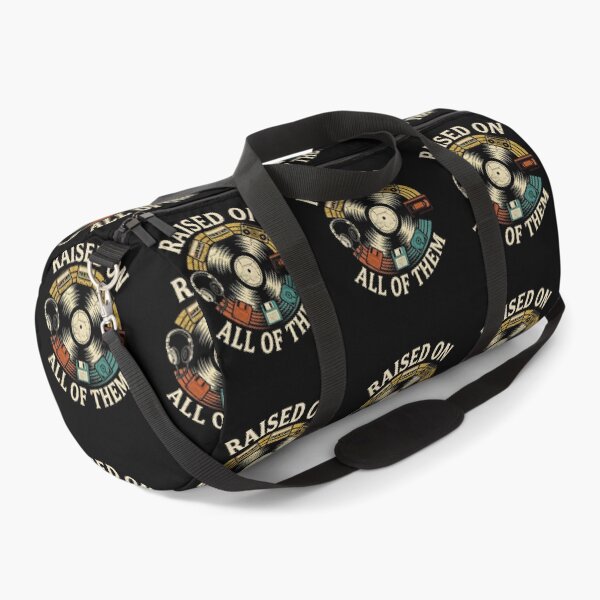 Item preview, Raised On All Of Them Vintage Retro Cassette Vinyl Old School Music Lover Nostalgia 80s 90s Analog Design designed and sold by ZyziowskyArt.