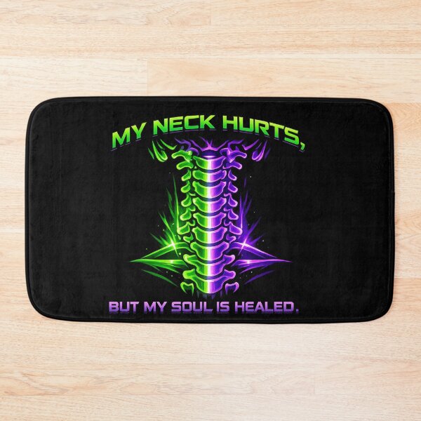 Item preview, My Neck Hurts But My Soul Is Healed designed and sold by  ZenRave Designs.