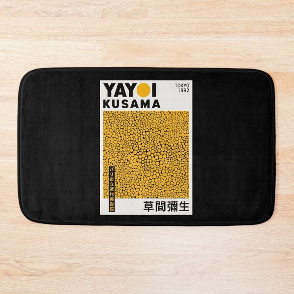 Item preview, Yayoi Kusama Yellow Dots Poster 1992 - Infinity Net Wall Art Print, Tokyo Minimal Decor designed and sold by scrambledpeg.