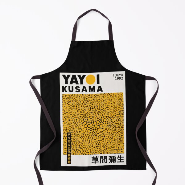 Item preview, Yayoi Kusama Yellow Dots Poster 1992 - Infinity Net Wall Art Print, Tokyo Minimal Decor designed and sold by scrambledpeg.