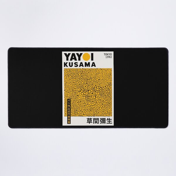 Item preview, Yayoi Kusama Yellow Dots Poster 1992 - Infinity Net Wall Art Print, Tokyo Minimal Decor designed and sold by scrambledpeg.