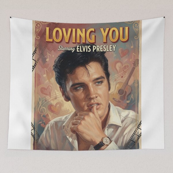 Item preview, Elvis Presley - Classic Cinematic Portrait Poster designed and sold by ElvisVintagePosters.