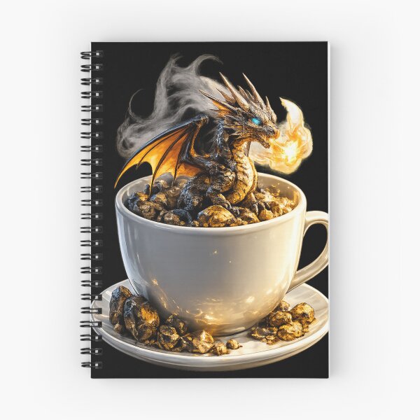 Item preview, Baby Fire Dragon in Magic Coffee Cup designed and sold by Houldi.