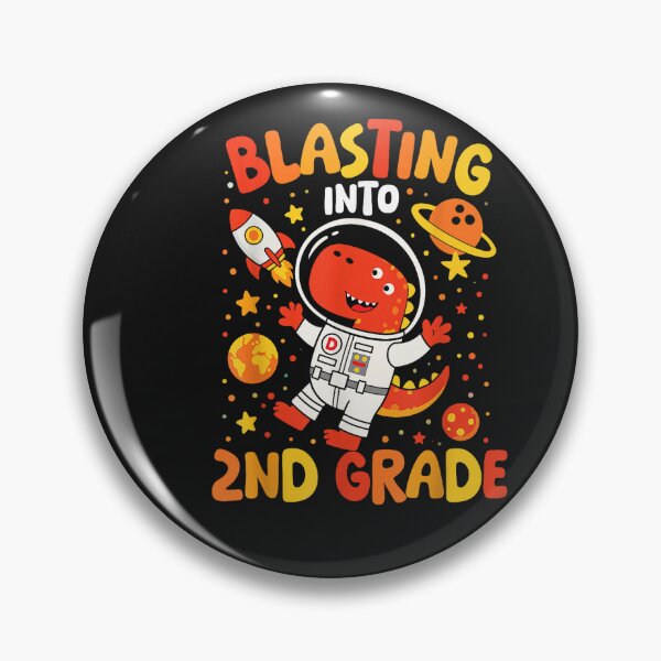 Item preview, Blasting Into 2nd Grade Dinosaur Astronaut First Day designed and sold by FrankIsabel.