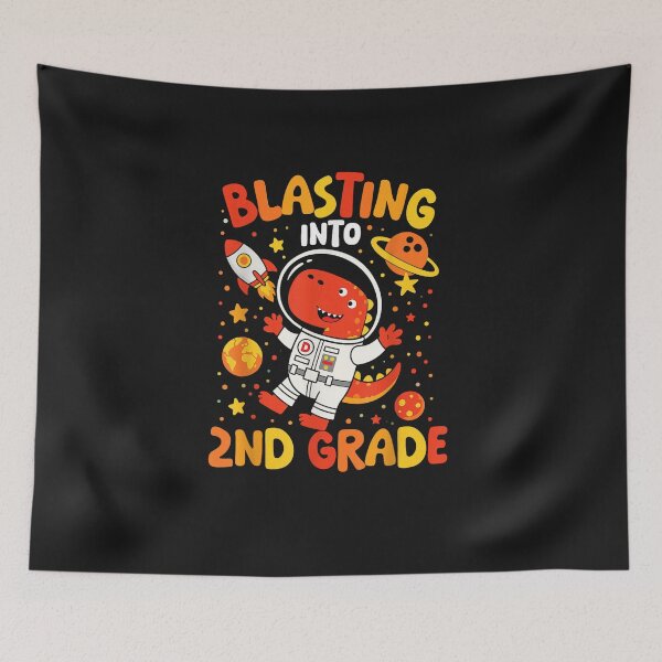 Item preview, Blasting Into 2nd Grade Dinosaur Astronaut First Day designed and sold by FrankIsabel.